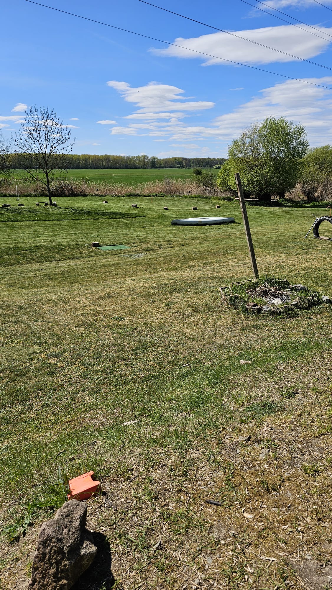 Jamka 5 — pohled z odpaliště, délka 53 m